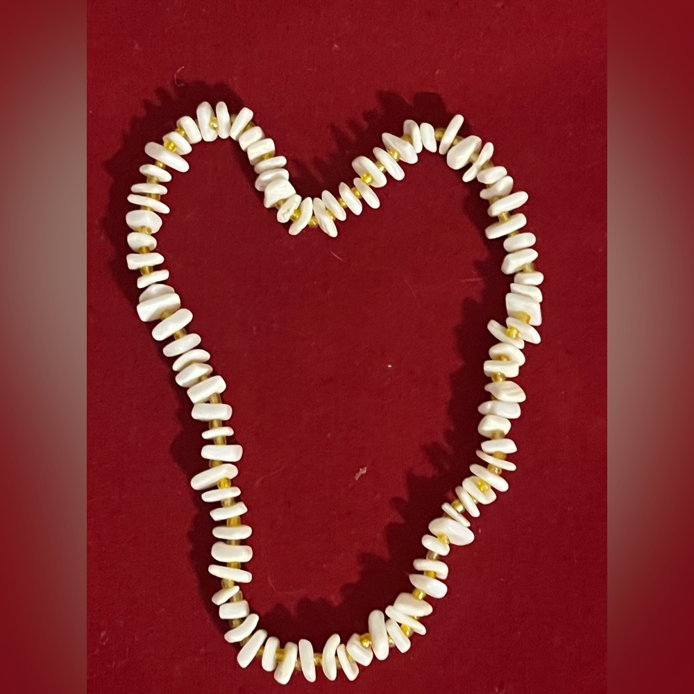 Shells Necklace with Gold Accent - Picture 2 of 5